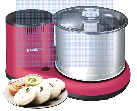 हैवेल्स अलाई 2 लीटर 150 वाट वेट ग्राइंडर (गुलाबी) |ABS 