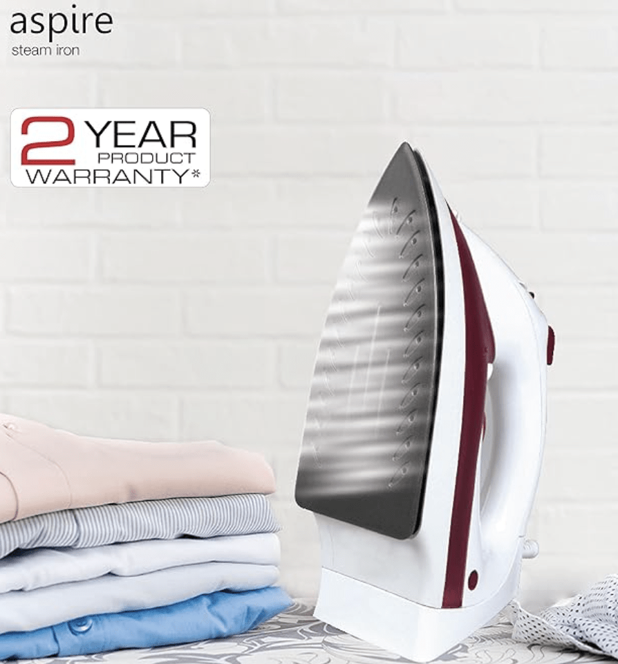 Havells Aspire 1400-Watt Steam Iron (Red)