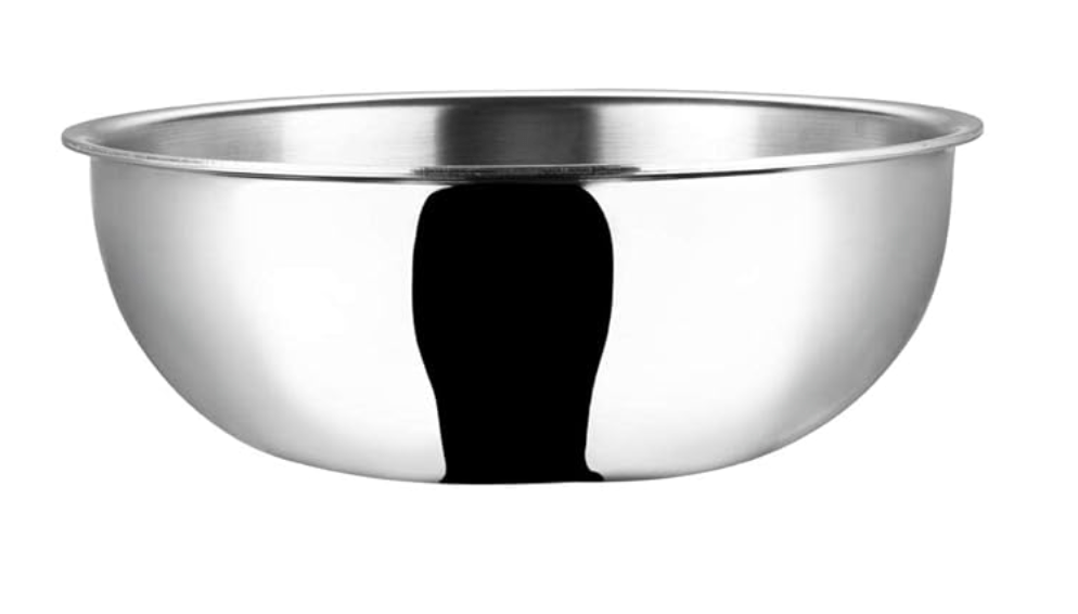 Vinod Platinum Triply Stainless Steel Extra Deep Tasla -2.5 Litre (22 cm) | 2.5 mm Thick | Steel Tasra Kadai/Kadhai | 5 Year Warranty | Induction & Gas Friendly, Heavy Bottom - Silver