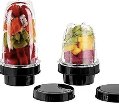 Bullet Juicer Jar Sets - Versatile Mixer Juicer Jar's (530 ml & 350 ml) (2)