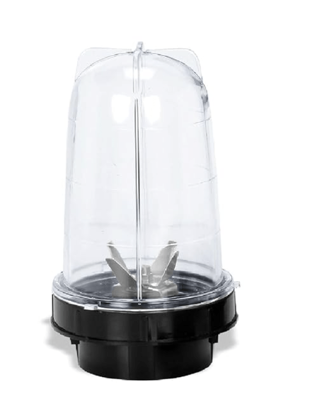 Sunmeet Pro Big Bullet Juicer Jar ABS Plastic Set of 1 Bullet Jars 530ml, Color Black-1
