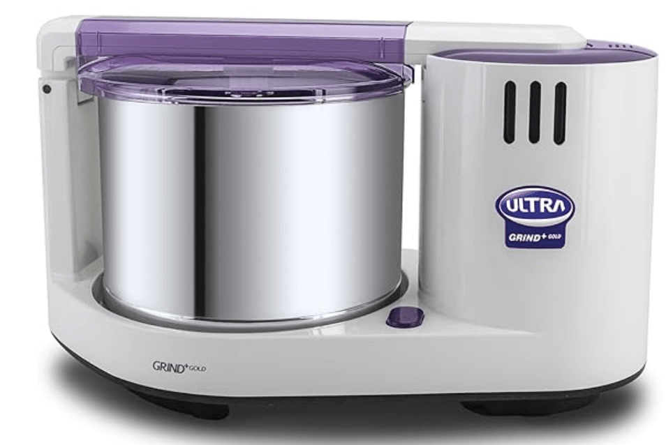 Elgi Ultra Grind+ Gold Table Top Wet Grinder, 2L (White/ Purple)-5