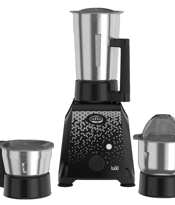 Elgi Ultra topp black 750 Mixer Grinder (3 Jars, Black)