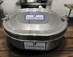 Vcookware Stainless Steel Oval Lunch Box-2