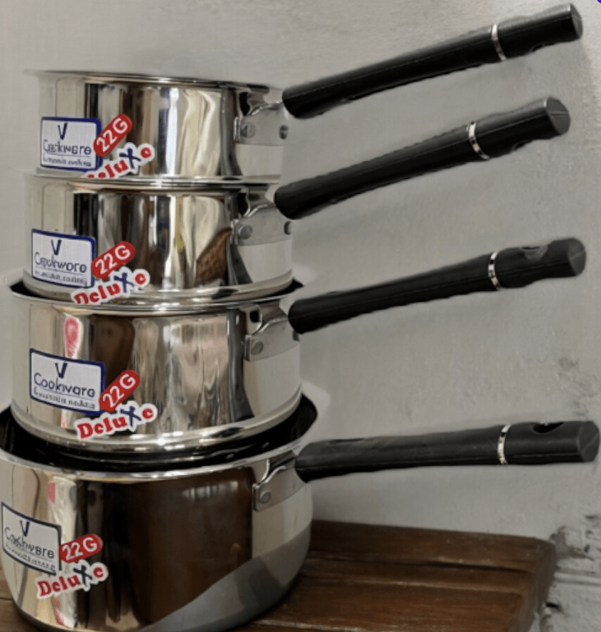 Vcookware स्टेनलेस स्टील सॉसपैन