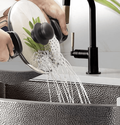 Vinod Stainless Steel Cookware Pasta, Noodle Steamer Pot with Lid - 4 litre/Rice, Veggies Stainer Pot/Sandwich Bottom, Handle with Lock/Induction Base - 2 Years Warranty