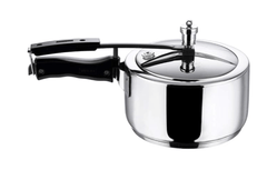 Vinod 3L Stainless Steel Inner Lid Pressure Cooker, Sandwich Bottom, 3-Liter (Induction Friendly)-1