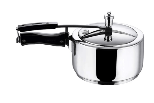 Vinod 3L Stainless Steel Inner Lid Pressure Cooker, Sandwich Bottom, 3-Liter (Induction Friendly)