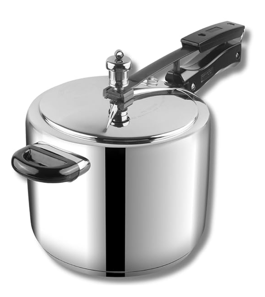 Vinod Stainless Steel Inner Lid Pressure Cooker - 3.5 Litre | Sandwich Bottom Cooker | Induction and Gas Base | ISI and CE Certified - 2 Years Warranty