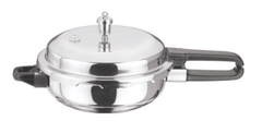 Vinod Stainless Steel Vpp-Jr Outer Lid Pressure Cooker (Silver), 3 Liter-1