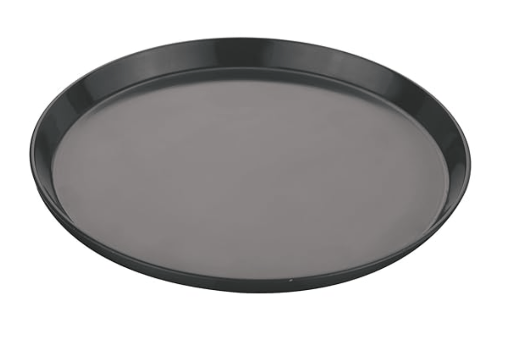 Vinod Hard Andised Non Stick Microwave Safe Tawa - 25cm | 3.25mm Thickness | Round Baking Plate Pan Tawa | 2 Year Warranty