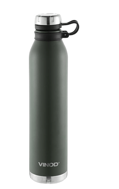 Vinod Vacuum Insulated Stainless Steel Water Bottle - 750 ml | Copper Coating | Hot and Cold | Thermosteel Bottle 1 Litre | For School, College, Office | 1 Year Warranty-1