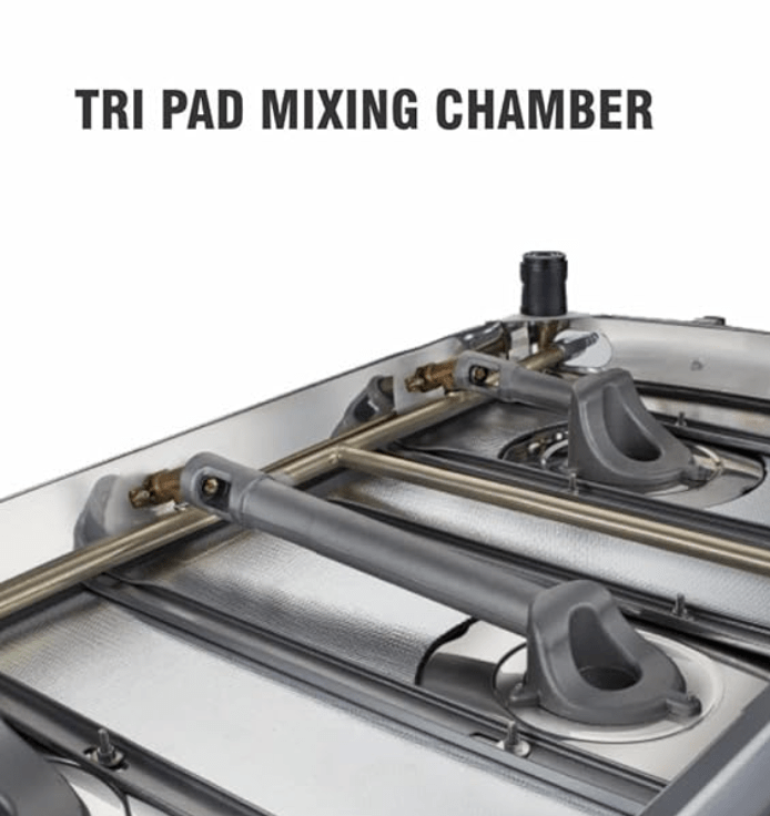 Preethi Blu Flame Blaze Glass top 3 Burner Gas Stove, Manual Ignition, Black (ISI Certified), GTS 117