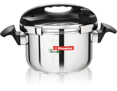 Premier Turn on Pressure cooker 5 Ltr Stainless Steel Induction Bottom-1