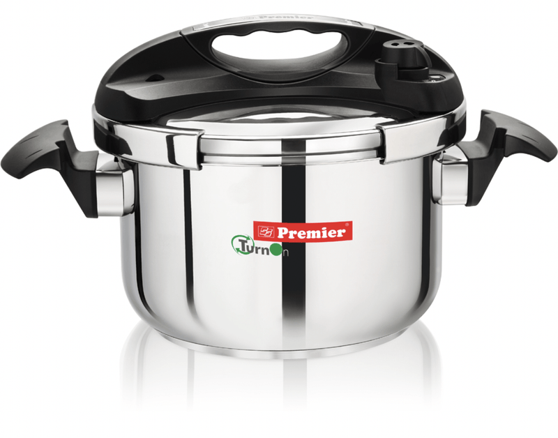 Premier Turn on Pressure cooker 5 Ltr Stainless Steel Induction Bottom-1