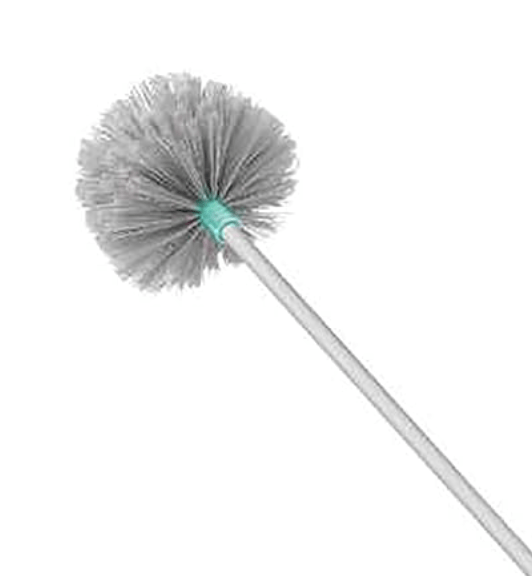 Spotzero by Milton Plastic Web Blaster Jala Cleaning Broom/Brush with Long Extendable Handle and Flexible bristles (Aqua Green)