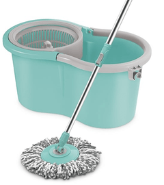Spotzero by Milton Ace Spin Mop, Aqua Green-1