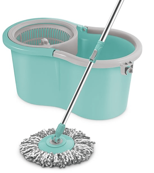 Spotzero by Milton Ace Spin Mop, Aqua Green