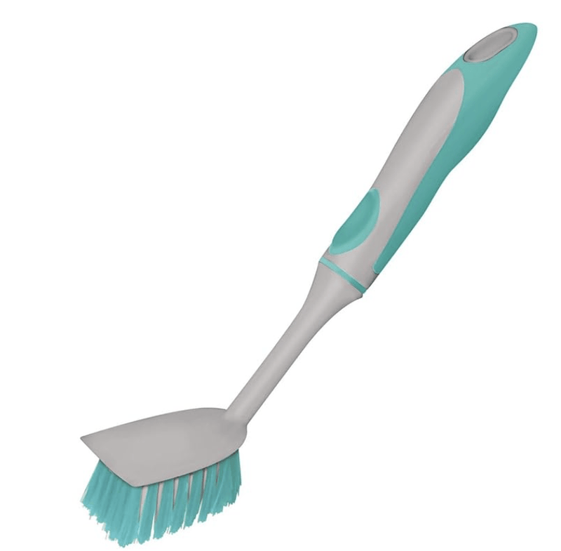 Spotzero By Milton Plastic Sink and Dish Brush (Aqua Green) Pack of 1- Sink and Dish Brush-1