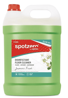 Spotzero by Milton Disinfectant Floor Cleaner, 5 Litres, Jasmine | Surface Cleaner | Stain Removal-1