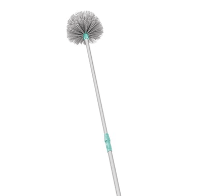 Spotzero by Milton Plastic Web Blaster Jala Cleaning Broom/Brush with Long Extendable Handle and Flexible bristles (Aqua Green)