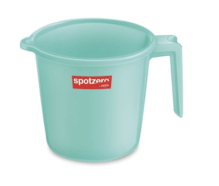Spotzero By Milton New Plastic Mug, 1.5 litres, Medium, Aqua Green