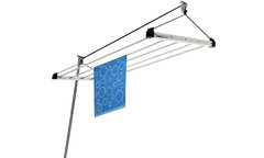 Stainless Steel 5 Pipes Roof/Ceiling Pulley Operated Drying Rack/Cloth Dryer/Clothes Hanger for Balcony/Passage/Bathroom-1