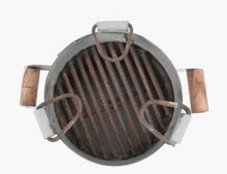 பாரம்பரிய இரும்பு சிக்டி/அங்கீதி/சிகடி/இரும்பு சாம்பல் தட்டு/ஹீட்டர்/சூல்ஹா/ஸ்டவ்/தந்தூர்