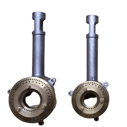 Gas Stove Glass Top Burner Set (1 Medium & 1 Small