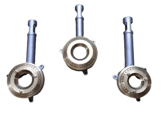 Gas Stove Glass Top Burner Set (1 Big, 1 Medium & 1 Small)