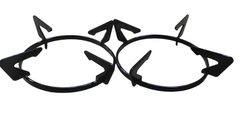 Glass Top Gas Stove Stand/Round Ring (Set of 2) - Glass Top Stove-2