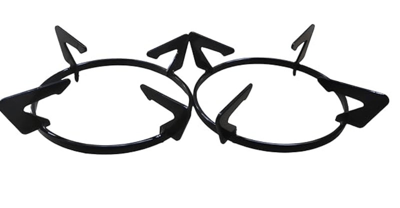 Glass Top Gas Stove Stand/Round Ring (Set of 2) - Glass Top Stove-2
