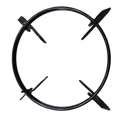 Glass Top Gas Stove Stand/Round Ring (Set of 4 Pieces) - Prestige Glass Top Stove (4)