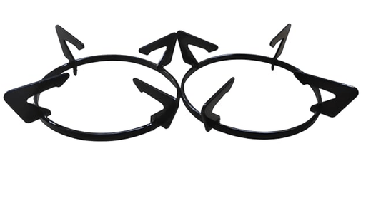 Glass Top Gas Stove Stand/Round Ring (Set of 4 Pieces) - Prestige Glass Top Stove (4)