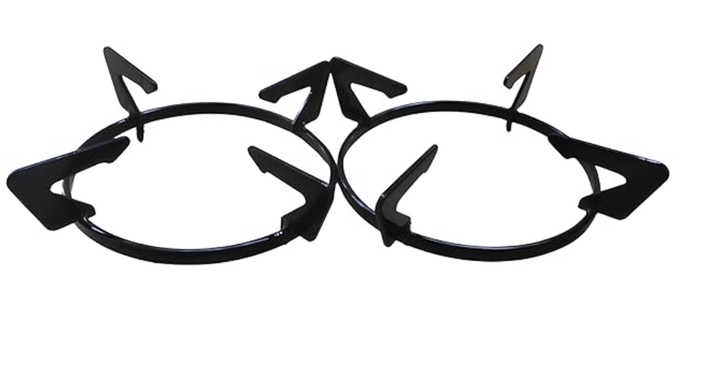 Glass Top Gas Stove Stand/Round Ring (Set of 3 Pieces) Prestige Glass Top Stove (3)-1