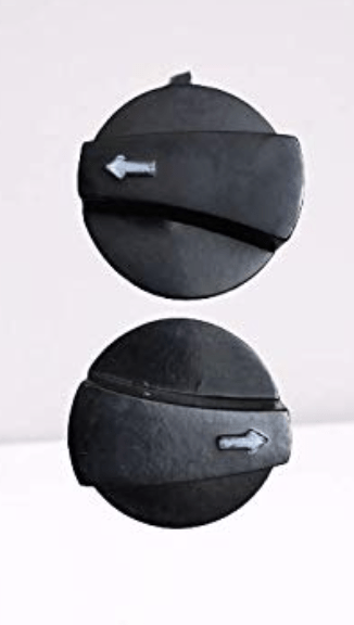 Gas Stove Knob (Push/Pressing Type Set Of 2 Pieces) - Butfly, Pegeon, Usha, Surya, Sun Flame, Super Flame - Plastic