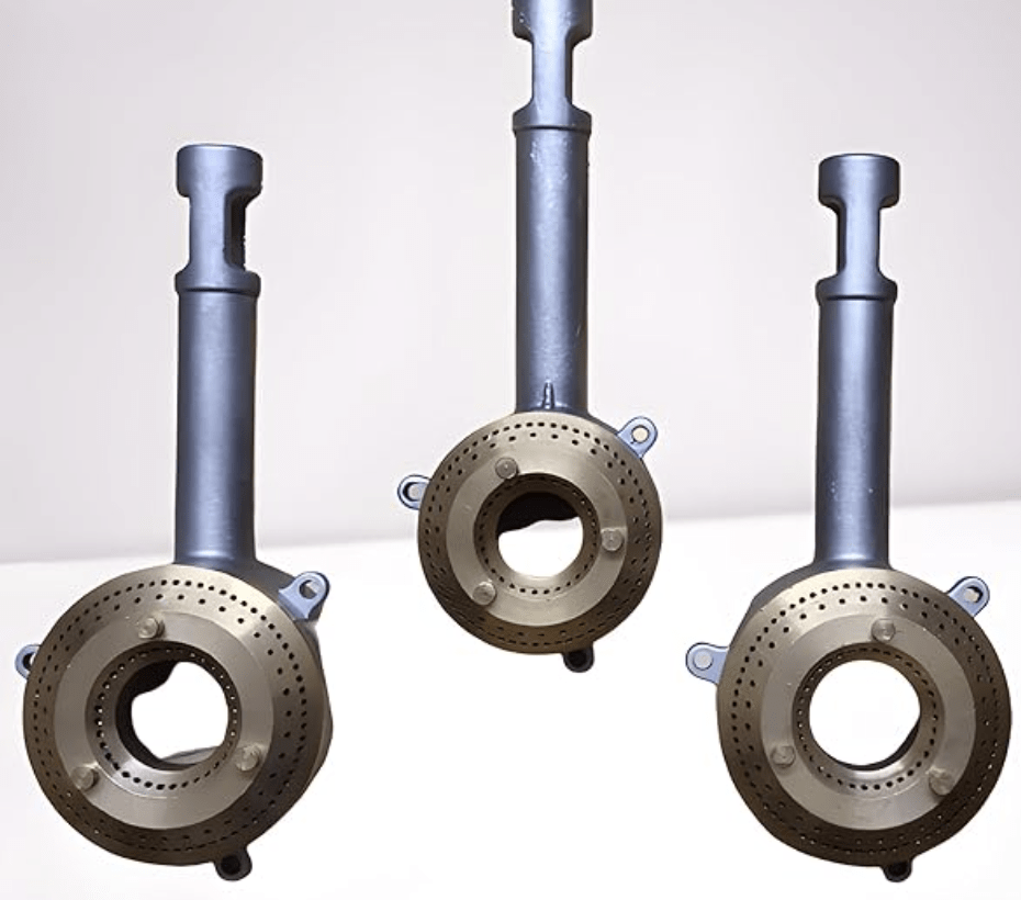 Gas Stove Glass Top Burner Set (2 Medium & 1 Small)