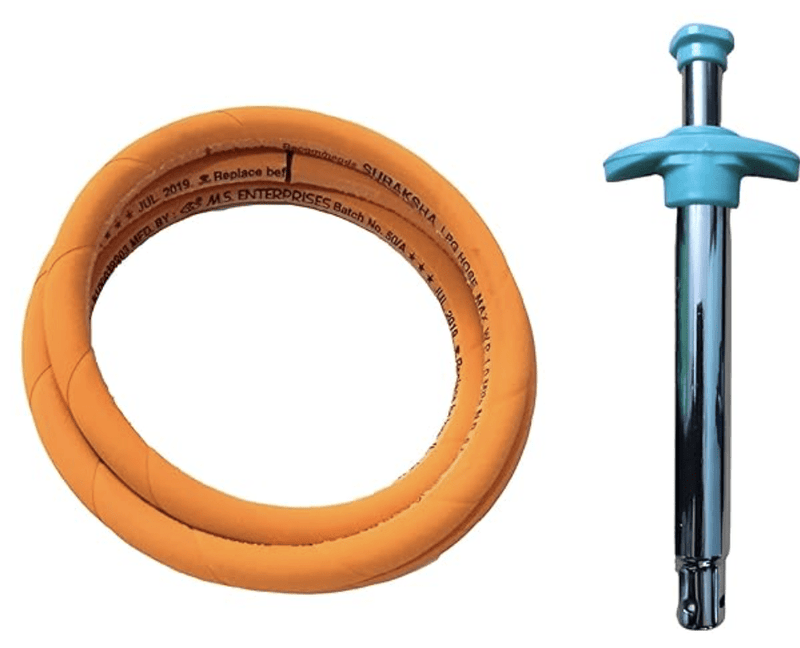 Gas Stove Tube with Gas Lighter - Combo Kitchen accessories - Set of 2 Items-1