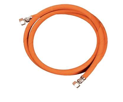 वाणिज्यिक दोहरे बर्नर स्टोव/दोहरे बर्नर गैस स्टोव हल्के स्टील काले रंग में डबल बर्नर भट्टी ट्यूब और एडाप्टर के साथ 