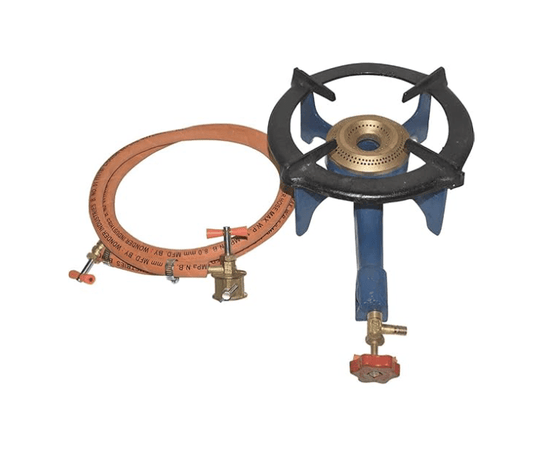 Cast Iron High Pressure Canteen Single Burner/Bhatti/Stove, Multicolour commercial canteen bhatti with fitting