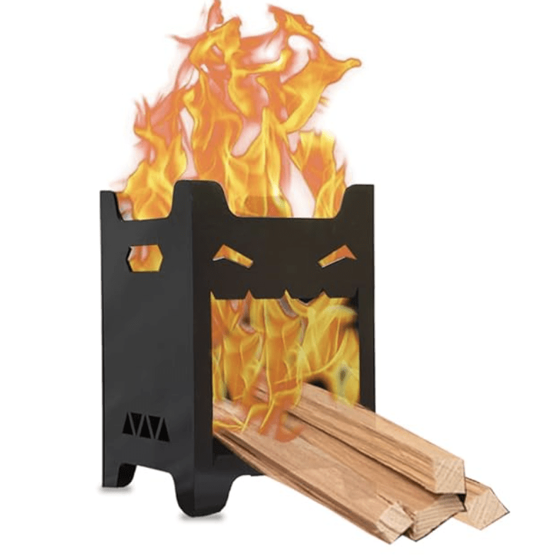 Wood Fired Smokeless Stove For Home & Large Family|Lakdi Ka Mitti Ka Chulha Angeethi Sidgi Rocket Stove|Outdoor Cooking Picnic Camping Hiking Barbeque Bbq|Heavy Duty Stove