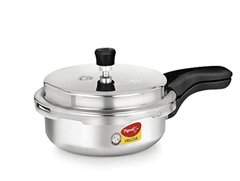 Pigeon by Stovekraft Aluminium Pressure Pan Junior with Outer Lid, 3.5 Litres, Silver-1