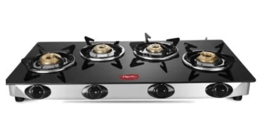 Pigeon Favorite 4Burner Glass Cooktop (Black)