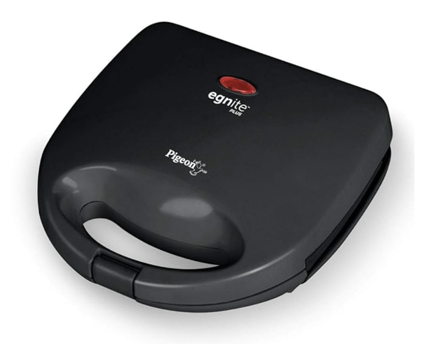 Pigeon by Stovekraft Egnite Plus Bread Sandwich Maker with Aluminium Nonstick Coated Fixed Plates (Grill)