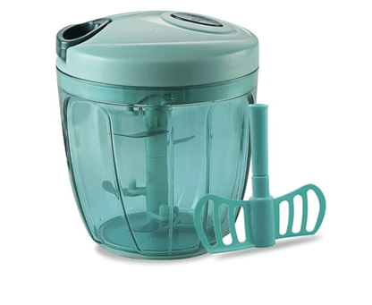Pigeon Handy Chopper with 5 Stainless Steel Blades and 1 Plastic Whisker (14077 , XL, Green)