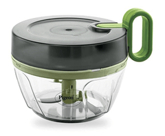 Pigeon 14515 Plastic Mini Handy Pro and Compact Chopper with 3 Blades (400 ml, Grey)-1