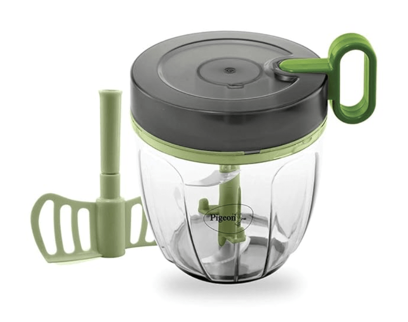 Pigeon Handy Chopper Pro XL (900 ML) for Chopping, Mincing and Whisking with 5 Stainless Steel Blades and 1 Plastic Whisker (14517)