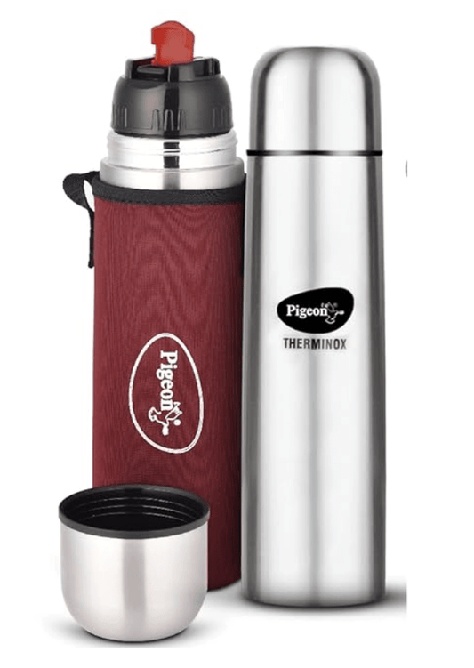 Pigeon by Stovekraft Bullet Stainless Steel Vaccum Insulated Flask for Hot and Cold (1000 ml)