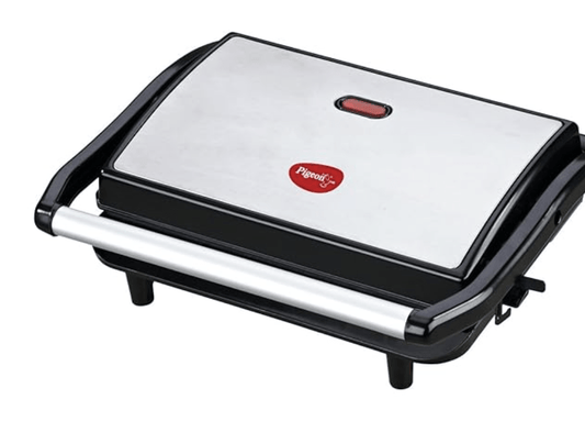 ஸ்டோவ்கிராஃப்ட் பாணினி சாண்ட்விச் மேக்கரின் புறா | 850 வாட் (கருப்பு) | பாணினி | கிரில் | டோஸ்ட் | 1 வருட உத்தரவாதம் | பெருமையுடன் இந்தியாவில் தயாரிக்கப்பட்டது 