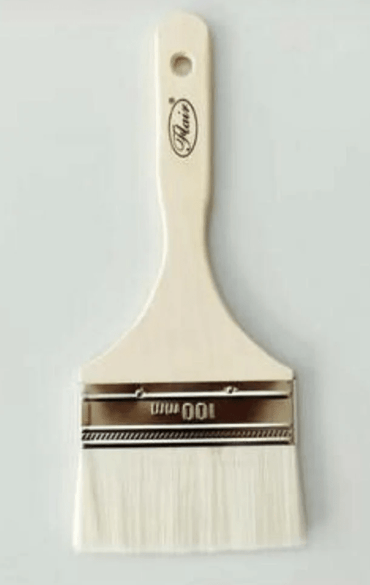 Flair wooden hand nylon brush 100 mm